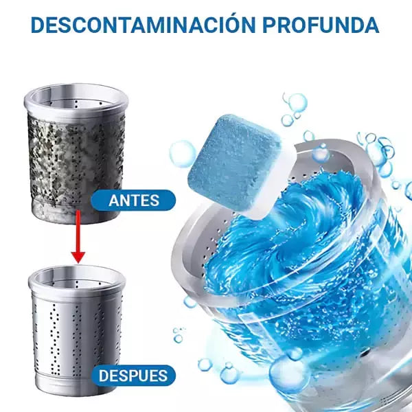 WIZARDCLEAN™ - PACK 12 PASTILLAS PARA LAVADORA