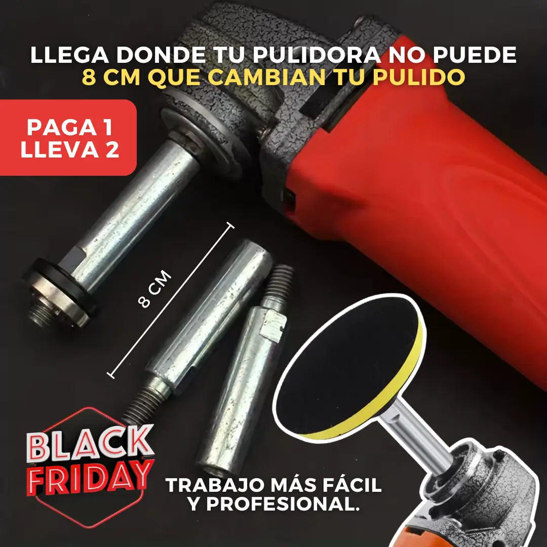 EXTENSOR PARA PULIDORA PrecisionGrip® - ALCANZA DONDE OTROS NO PUEDEN