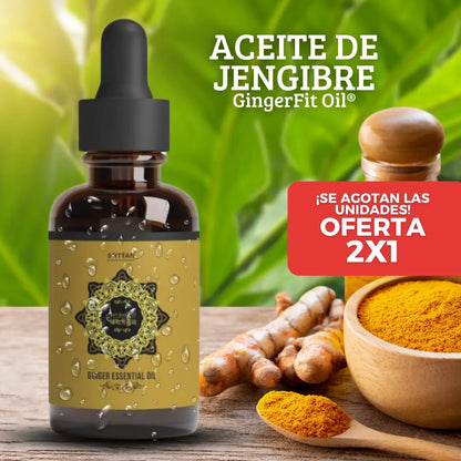 ACEITE PARA GINECOMASTIA JENGIBRE GingerFit Oil® OFERTA 2X1